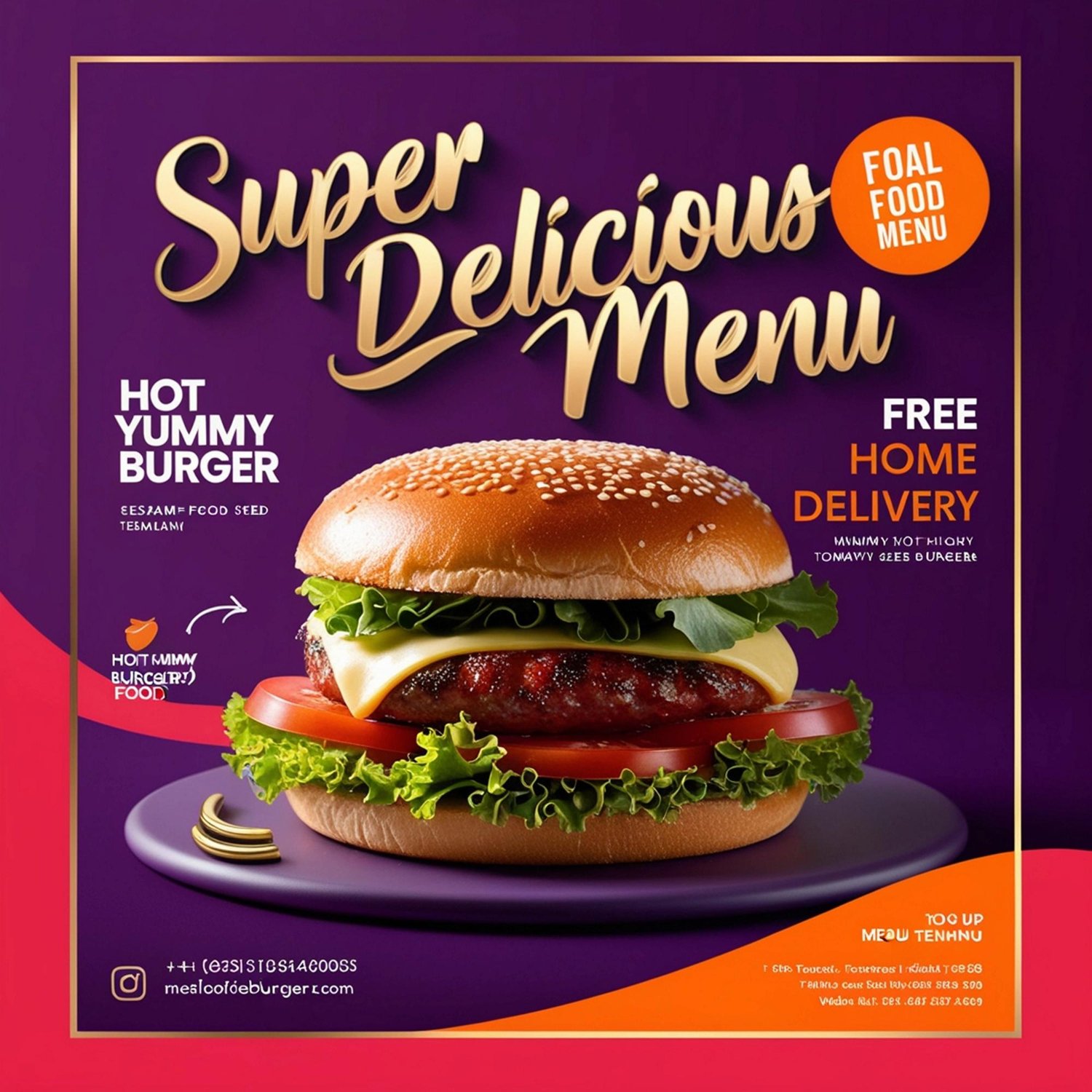 Social Media Post For Food Brands